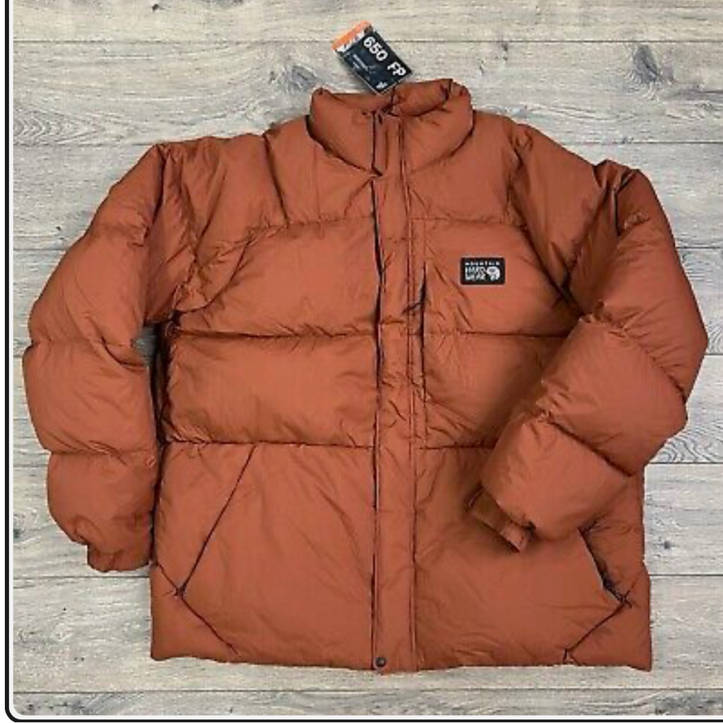 Nwt Mountain Hardwear Jacket Sz Large Mens Iron Oxide Nevadan Down 650 Fill